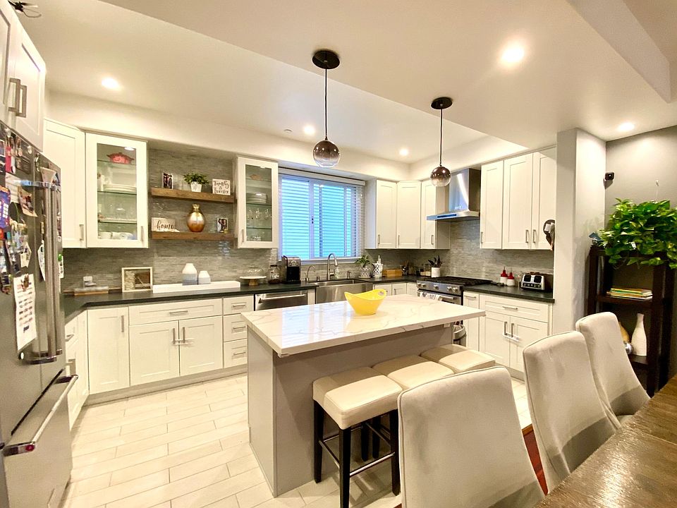 Remodeled kitchen with modern appliances