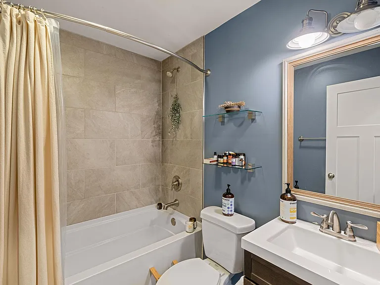 full bath on lower level