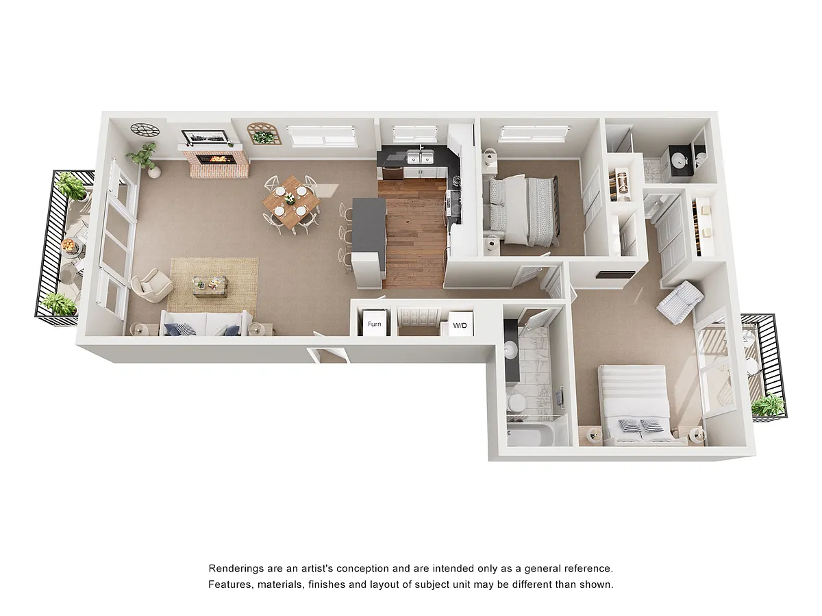 Floor plan 2X2