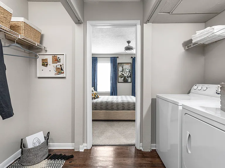 In Home Laundry Room and Closet
