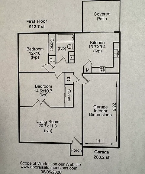 This is the floorplan, although it is flipped (or opposite).