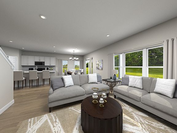 Great room in the Florentine floorplan