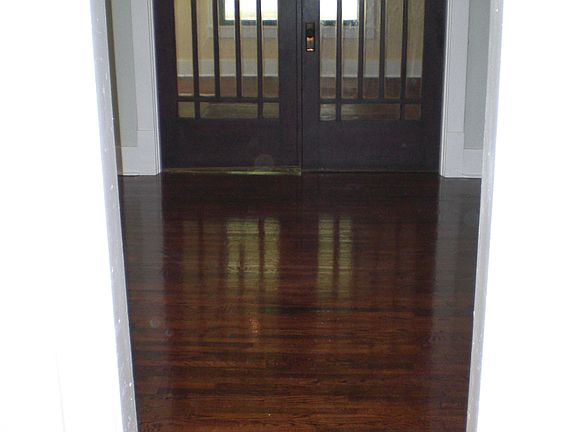 Double door entry to formal dining room