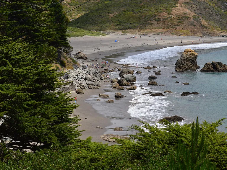 View to Muir Beach cove