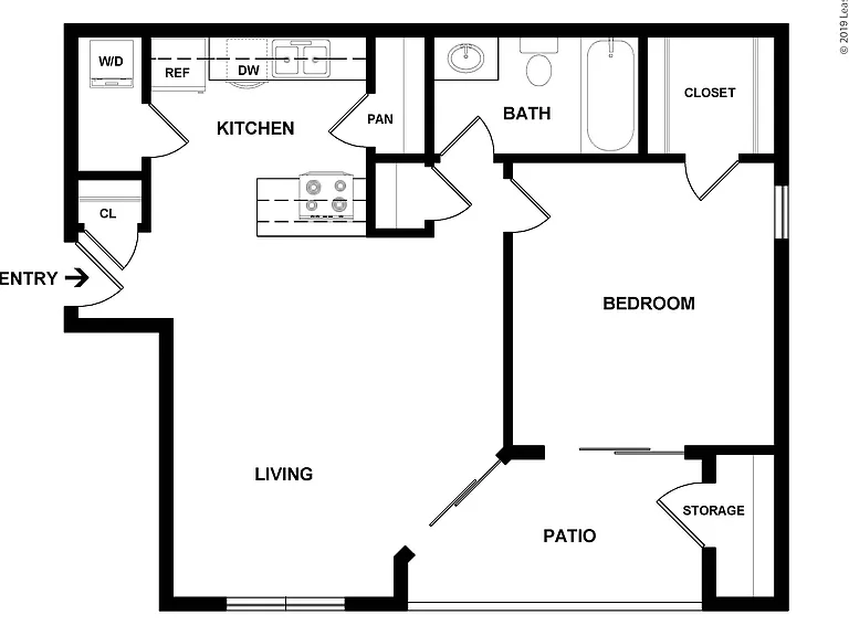 Water Tower: Beds - 1: Baths - 1: SqFt Range - 600 to 600