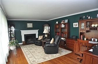 Living Room with Fireplace