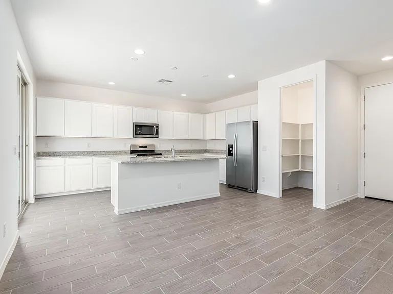 Dining area with kitchen island