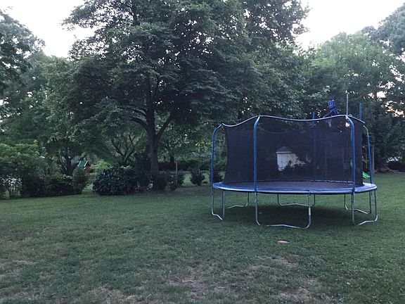 Large fenced yard - water view