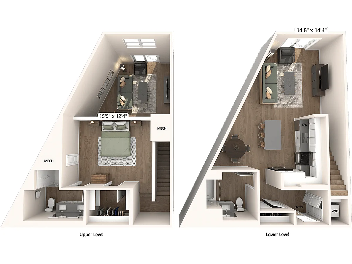 Floor plan A23-L-Upgrade