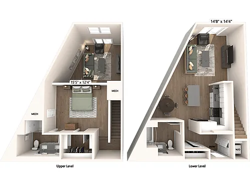 Floor plan A23-L-Upgrade