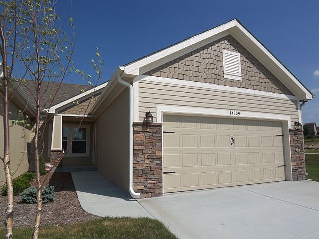 Front with Stone Trim