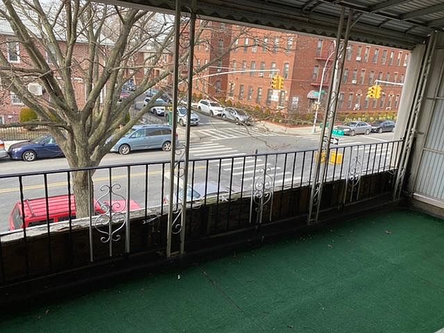 Large private balcony