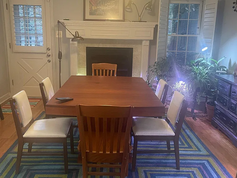Dining Room and Gas Fireplace