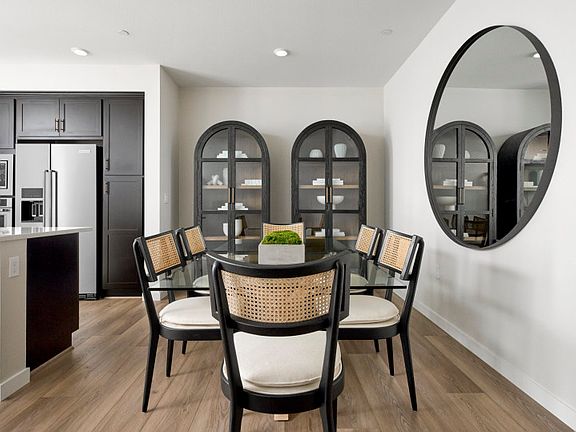 Charming cafe area just off the kitchen