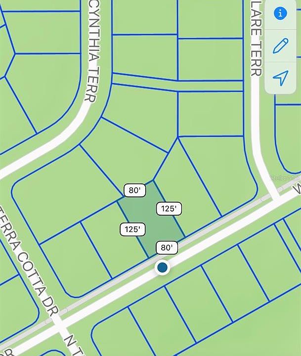 2nd image of 1625 W DELMANE DRIVE LOT 9