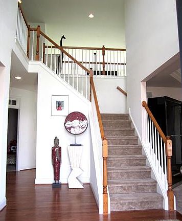 Gleaming hardwoods welcome you