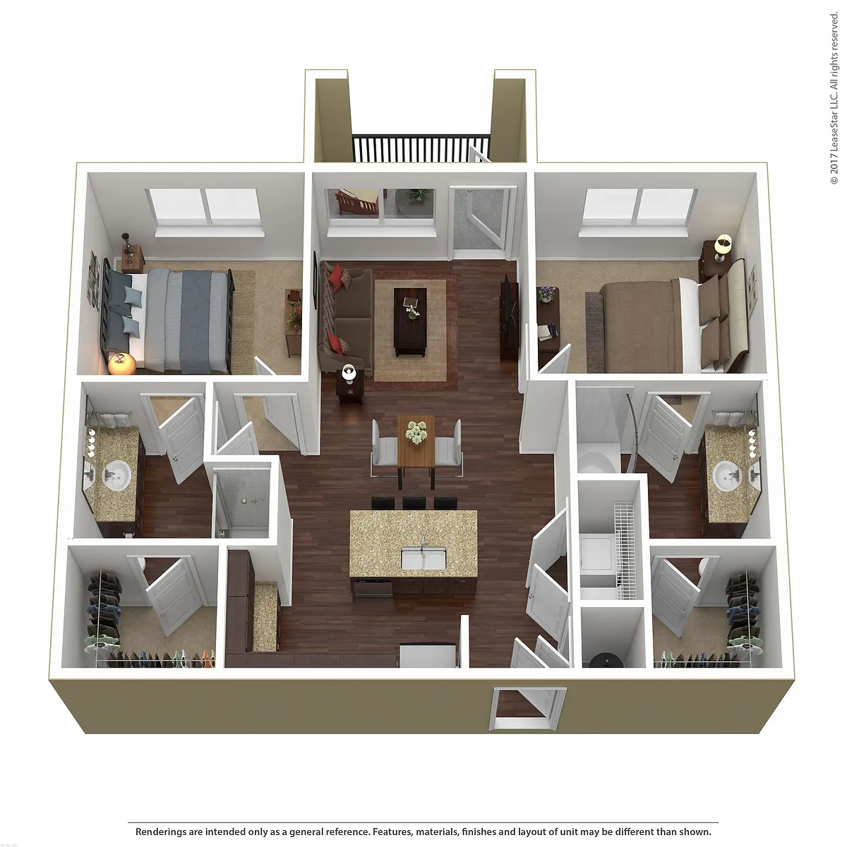 Floor plan B2 - Cherokee