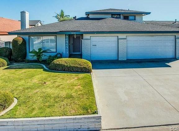 Exterior with 3-car Garage