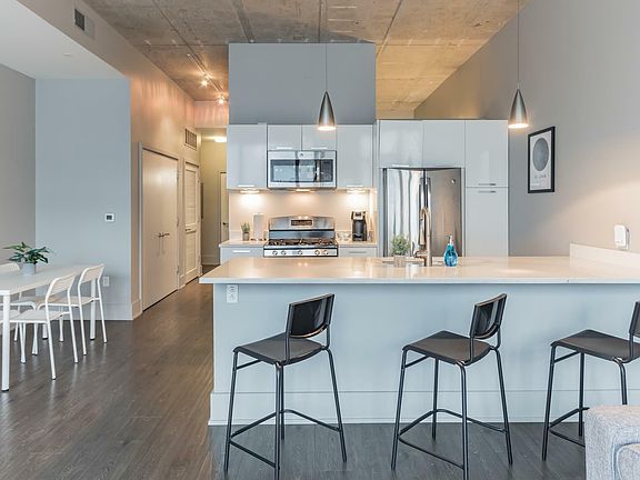 Open Concept Kitchen and Dining | A2 Floorplan | The Tower at OPOP