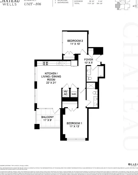 2x2 1027 sq ft unit 06 Tier 2x2 1027 sq ft unit 06 Tier