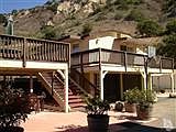 Home is located on second story. No one lives beneath. Steps