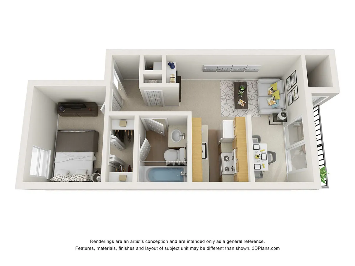 Floor plan A2 Renovated
