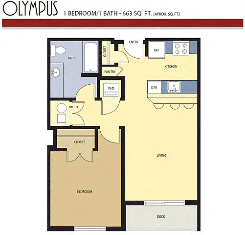 Floor plan Olympus