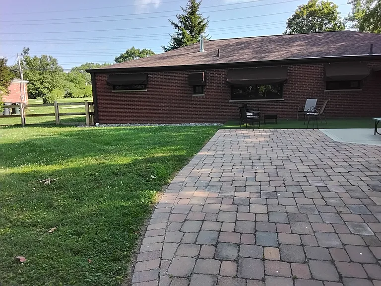 Paver patio