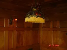 stained glass chandelier