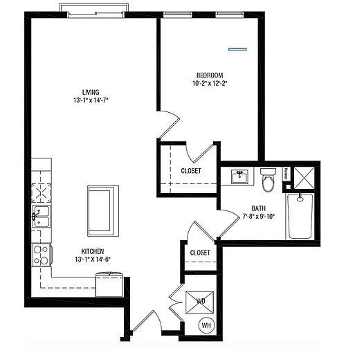 Floor plan Emory A6