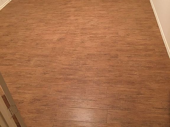 Wood pattern tile office