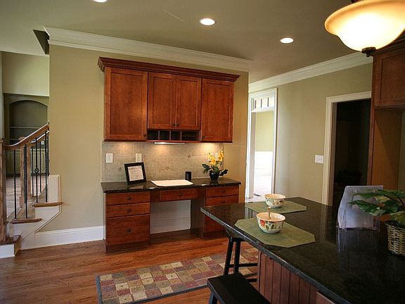 Desk/activity area in kitchen.