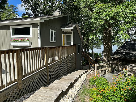 Front steps to back
