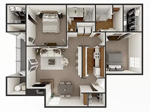 Floor plan Tuscany Cottage