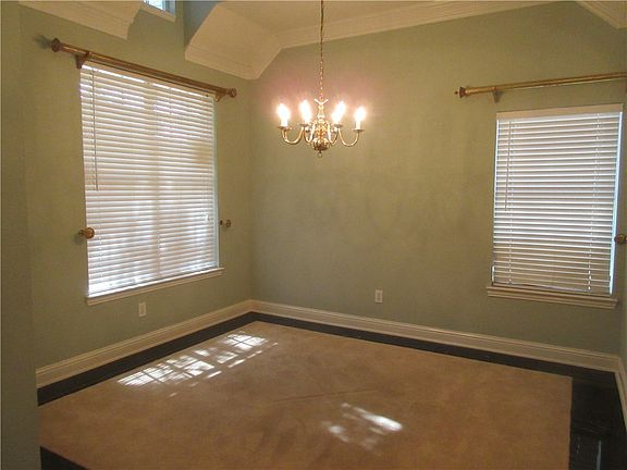 Large formal dining room off entry.