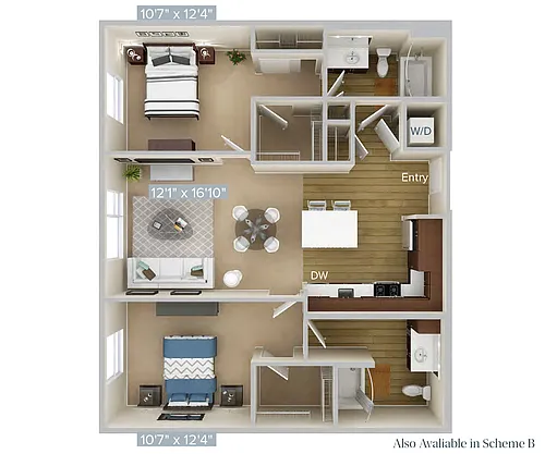 Floor plan B1-1043-A