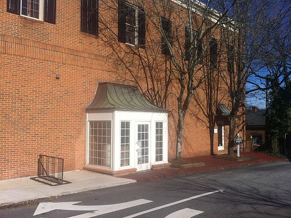 side view from the square