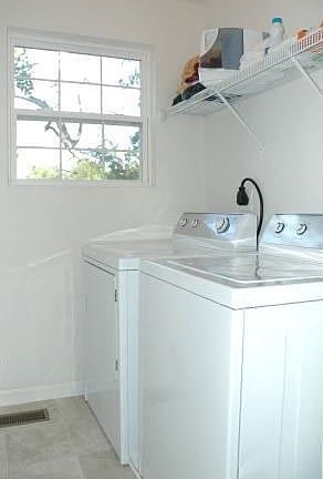 Seperate second floor laundry room