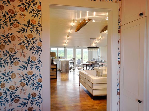 View to living room from foyer