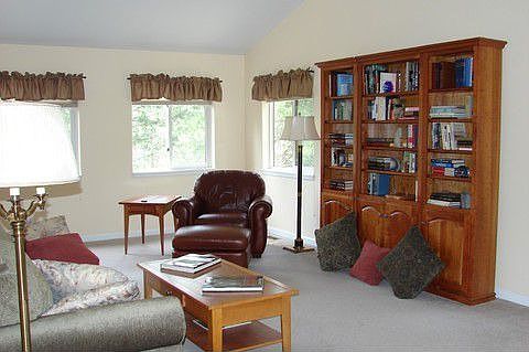 Comfortable Living Room bathed in natural Light