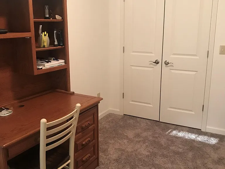 2nd smaller bedroom than can be used for either bedroom or office with daybed and/or desk. Lg. Walk-in closet.
