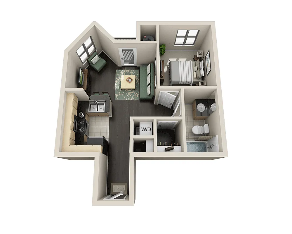 Floor plan A1B