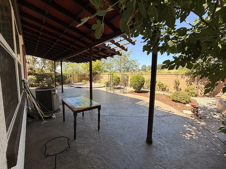 Backyard looking north