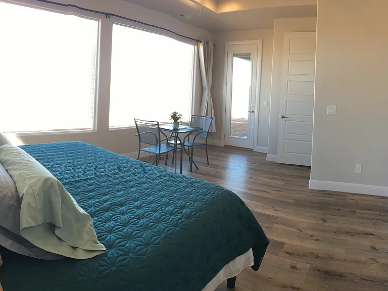 Another view of master bedroom (from entrance to master bath)