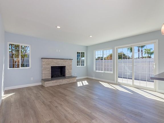Fireplace and Family room