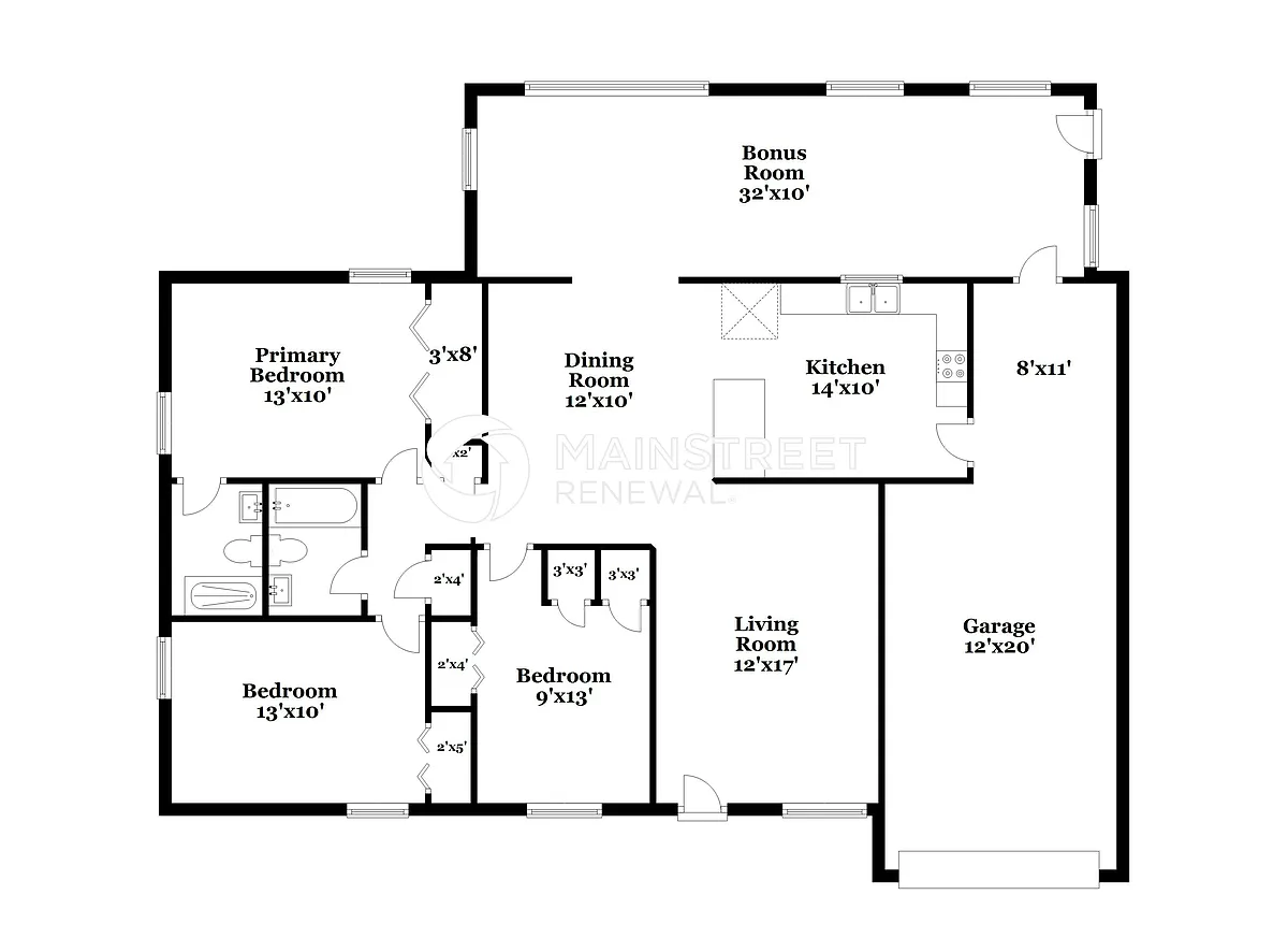 Floor Plan - 7825 Falcon St