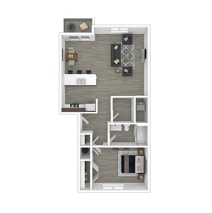 Floor plan Phase 1-1x1-967