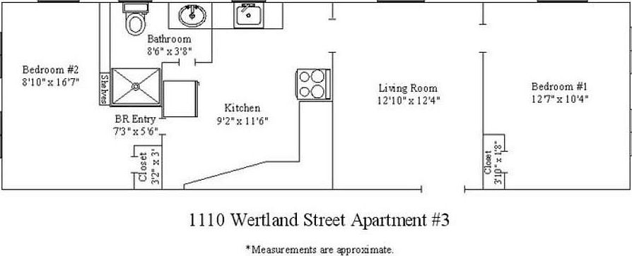 2nd image of 1110 Wertland St APT 1