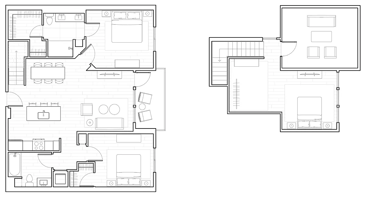 Floor plan LOFT FOUR