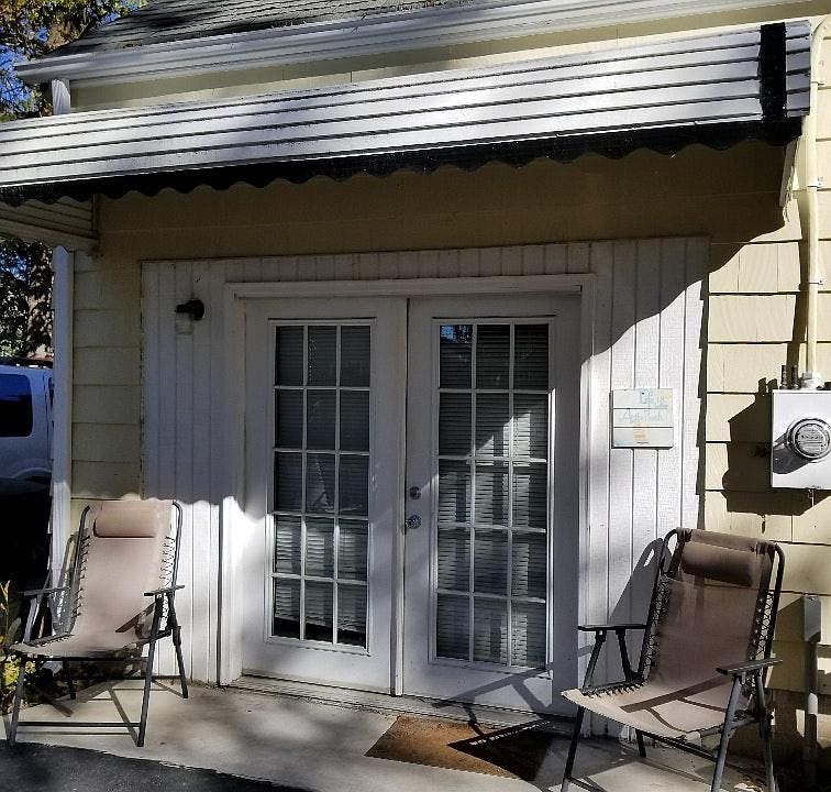 Double French Doors Private Entry